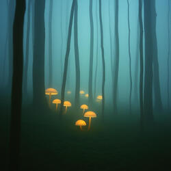Road in the forest