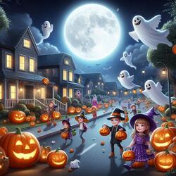 Moonlit Halloween