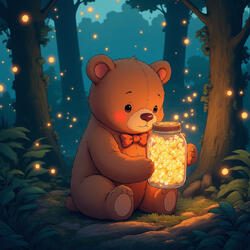 Little Bear and the Fireflies