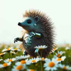 Achilles the Hedgehog Robot