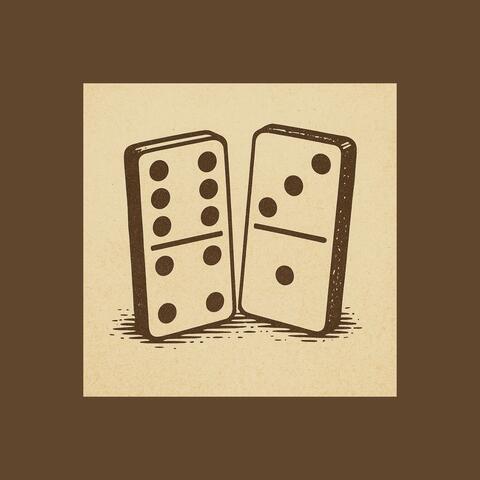 She has two dominoes