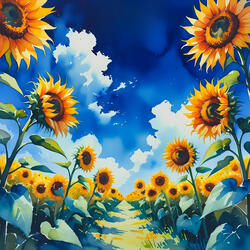 Cute Sunlight Flowers