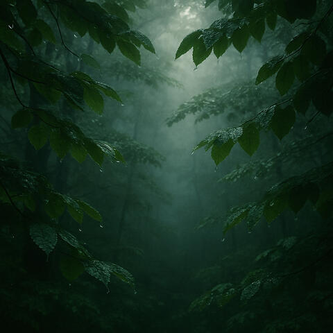 1AM Water Sounds: Rain Through Trees