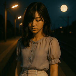 Because I can be strong just for tonight, I want to smile by your side.