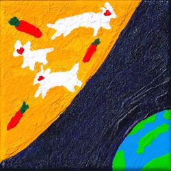 Of course, the moon is not out