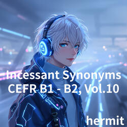 Incessant Synonyms CEFR B1 - B2, Vol.10