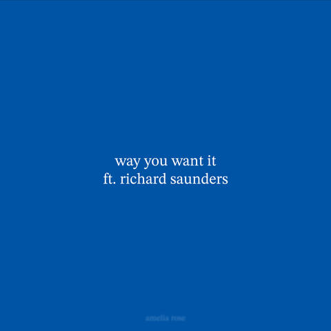 way you want it