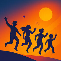 Sunlit Jumps and Smiles