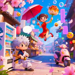 Cabaço no Cosmo - Gintoki e Kagura