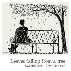 Leaves falling from a tree