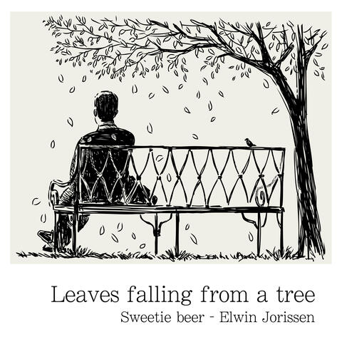 Leaves falling from a tree