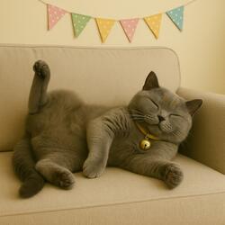 A song about a cat sleeping in a strange position - Neko no Utayasan