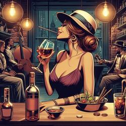 Dreaming in a Jazzy Bar