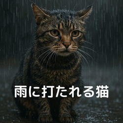 A Cat Caught in the Rain