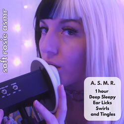 A.S.M.R. 1 hour Deep Sleepy Ear Licks Swirls and Tingles, Pt. 14