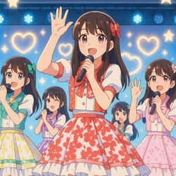 She's an idol, but she's just a normal girl.