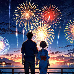 Love burst forth before the fireworks
