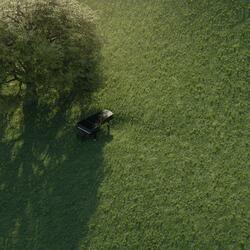 A nap bench on a certain day