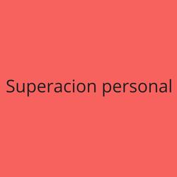 Superacion personal