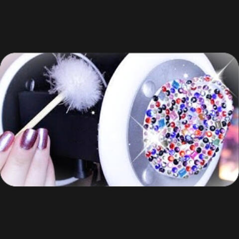 Asmr Bling! Tapping, Ear Peeling, Feather Brushing, Scratching, Vinyl and Massage, No Talking