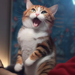 Cat on the couch