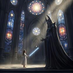 Light within her Hand