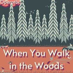 When you Walk in the Woods