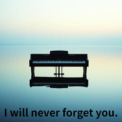 I will never forget you.