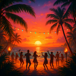 Sunset Paradise Golden Hour