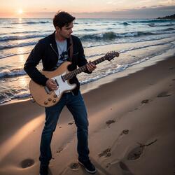 Ripples of the sunset