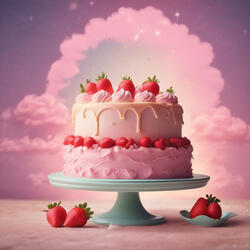 Sweet Like Strawberry Cake