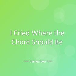 I Cried Where the Chord Should Be
