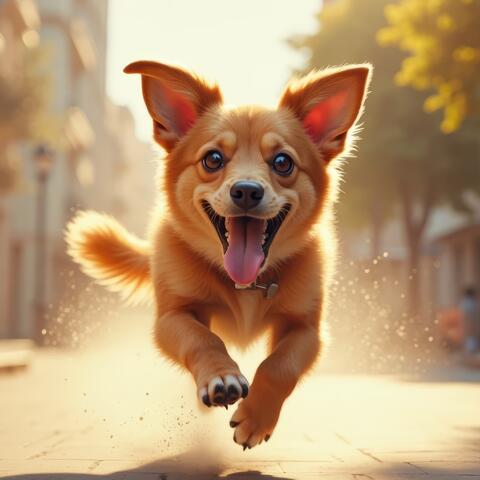 Pega esse cachorro doido