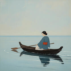 A Pale Hope over the Japan Sea