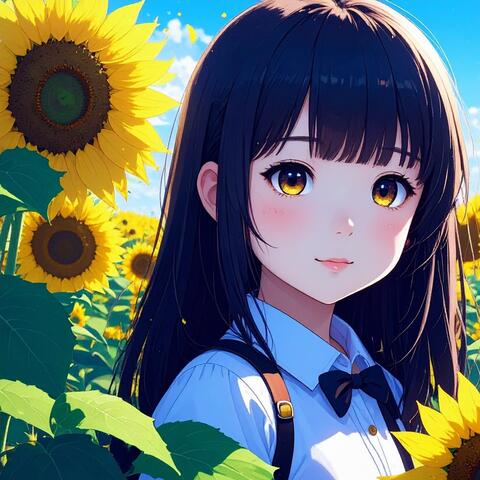 ひまわりのとなりで