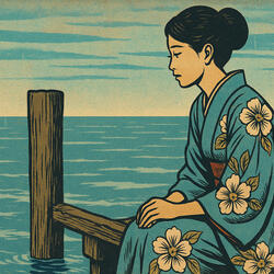 うす藍の空の下で