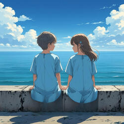 We Slipped Out of the Hospital Room and Found Ourselves at the Sea.