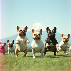 Woof! Woof! French Bulldog