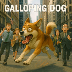 galloping dog