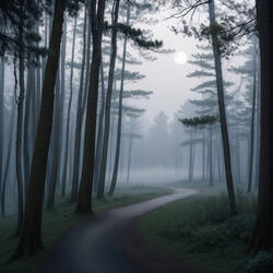 The Last Light Over Hills