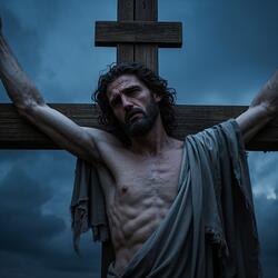 On the cross God wept