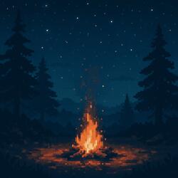 Starry Bonfire Night