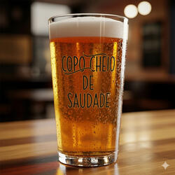 Copo Cheio De Saudade