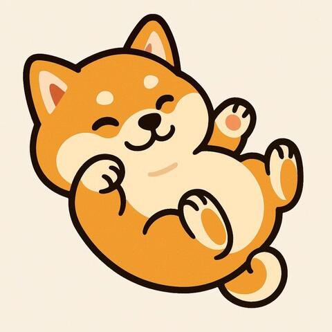 Rolling Shiba Puppy