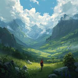 Melody of the Valley of the Wind, Harmony between Nature and Man