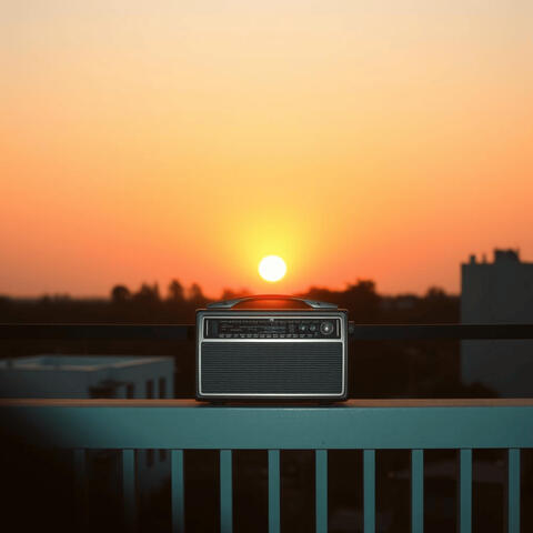 夕焼けとラジオ