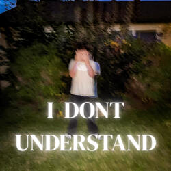 I Dont Understand