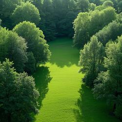 Sunshine in the forest