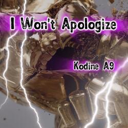 I Won't apologize