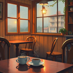 Whispers of Rainfall Beneath a Vinyl Sky
